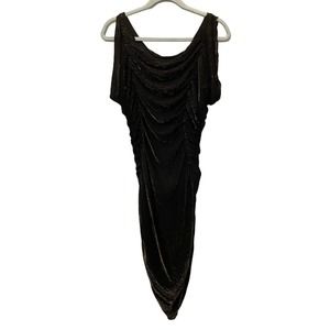 New Leaf Calif By Samir Vintage 1980's Prom/Cocktail Dress Sleeveless